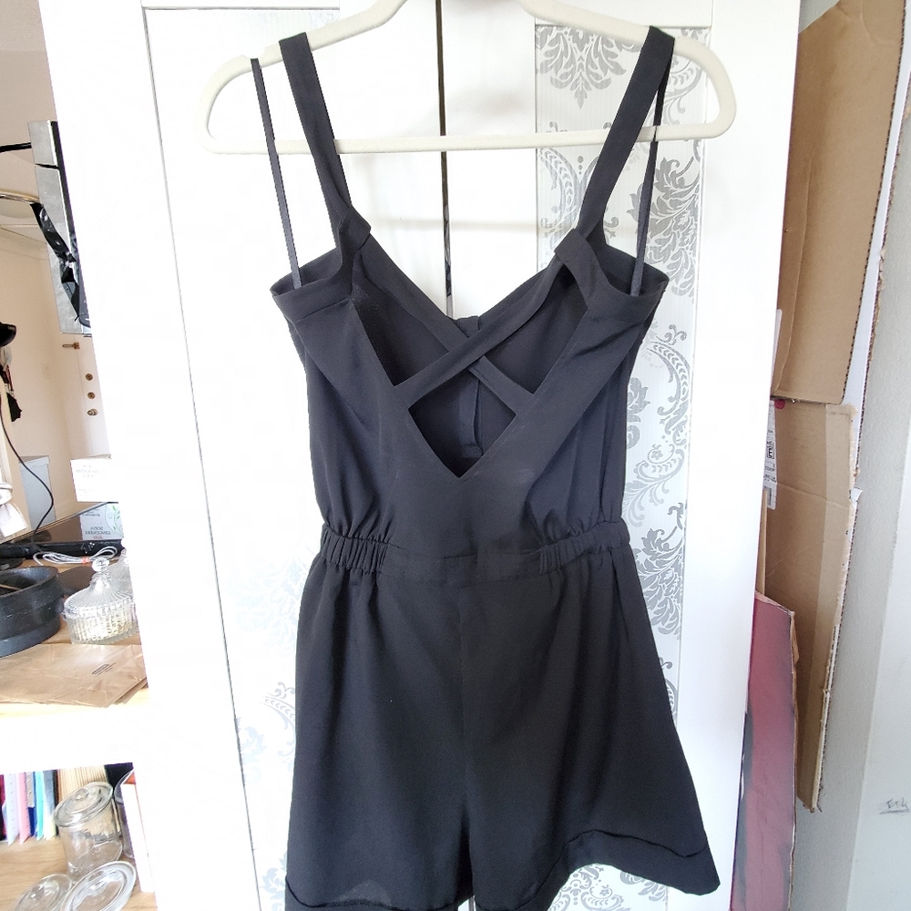 BCBG black romper